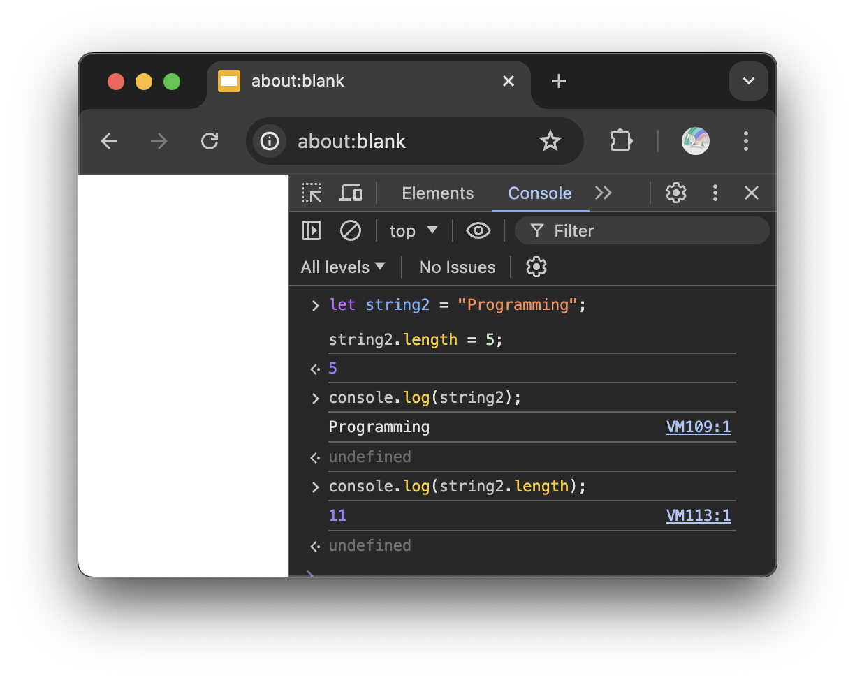 자바스크립트 문자열 길이 확인하기 (length) - JavaScript
